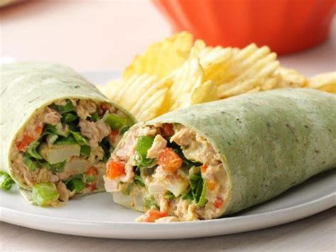 Tuna Wrap Recipe And Nutrition Eat This Much
