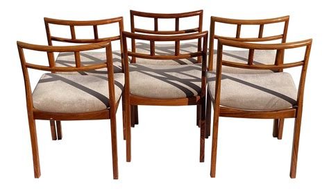 Rosewood Dining Chairs - Set of 6 on Chairish.com | Dining chairs, Rosewood dining chairs ...