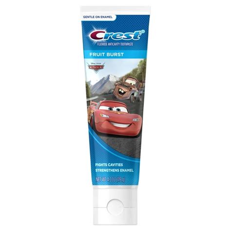 Crest Kids Toothpaste Featuring Disney And Pixars Cars Children And