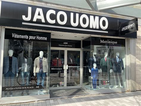 Vêtements Jaco Uomo - Horaire d'ouverture - 6509, rue Saint-Hubert ...