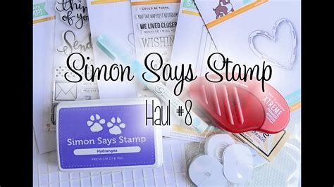 Simon Says Stamp Haul 8 The Card Grotto Youtube