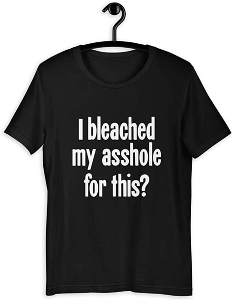 New Black Novelty Comedy T Shirt Tshirt I Bleached My