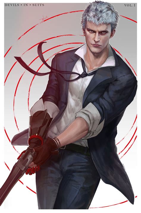 He wields the red queen (sword), the blue rose (gun), and the devil bringer, later lost and stolen in devil may cry 5. Пин на доске Devil May Cry