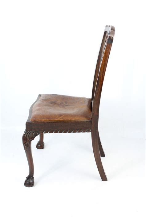Get free shipping on qualified dining chairs or buy online pick up in store today in the furniture unfinished wood mission dining chair (set of 2). Set 4 Mahogany Chippendale Dining Chairs Circa 1920s