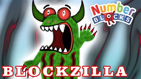 Numberblocks Blockzilla As Horror Characters Youtube