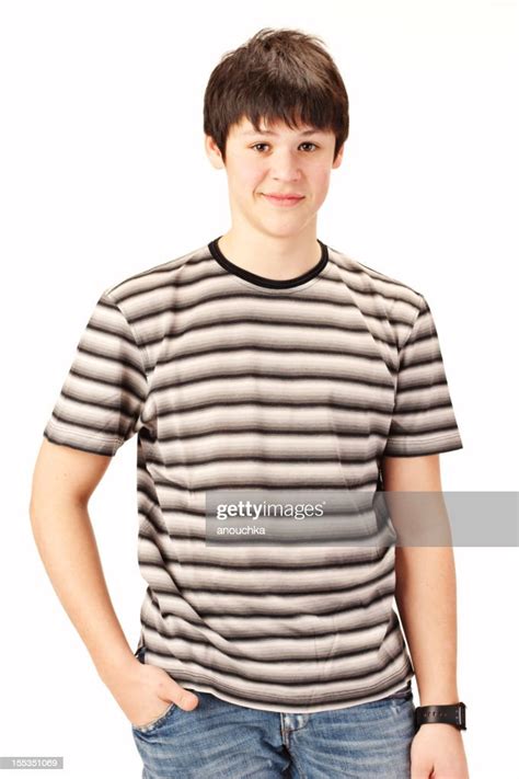 16 Years Old Boy On White Background High Res Stock Photo Getty Images
