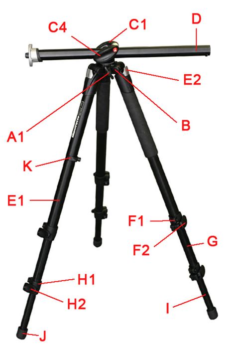 Manfrotto Tripod Replacement Parts