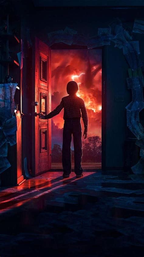 Will Byers Opening The Door To The Upside Down Aesthetic Stranger