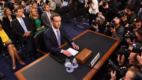 Facebook Ceo Mark Zuckerberg Testifies Before Congress