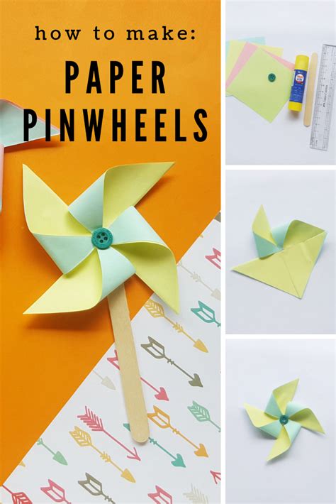 How To Make Paper Pinwheels With Your Kids The Sweetest Digs