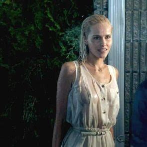 Isabel Lucas Wet Nipples In See Through Dress In Sex Scene From Careful What You Wish For