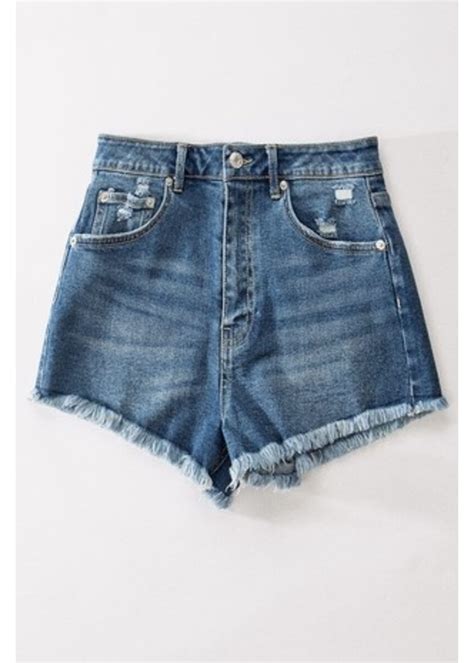 Daisy Dukes Shorts Blue Her Society