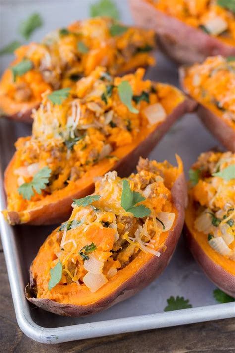 Twice Baked Sweet Potatoes Super Healthy Kids