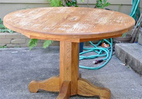 The most common old kitchen table material is cotton. How to Refinish a Farmhouse Table (when you have ...