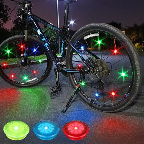 Bicycle Lights 1pc Colorful Cool Shining Cycling Wheel Spoke Lights