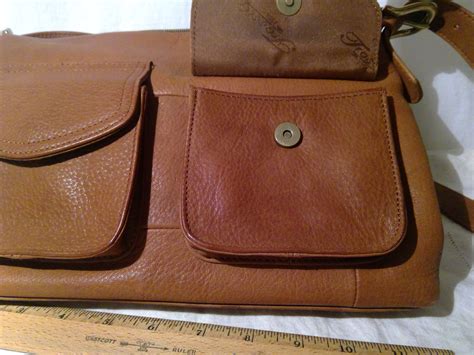 Vintage Fossil All Leather Purse 75082 Etsy