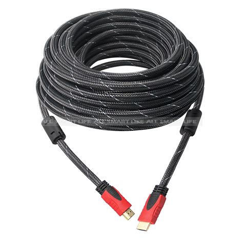 Hdmi Cable 75 Ft 23m Braided Cord High Speed Audio Return Channel