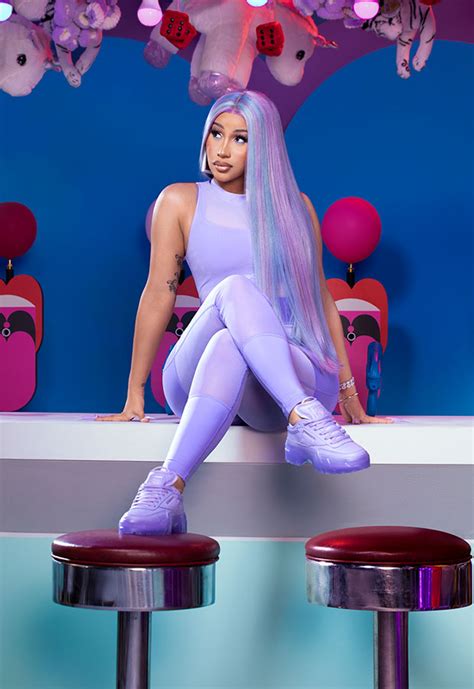 Cardi B Brings Back The 90s With New Reebok Apparel Collection Pics Diamond 4 You