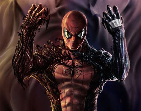 Carnage Venom Spiderman Artwork Hd Superheroes 4k Wallpapers Images