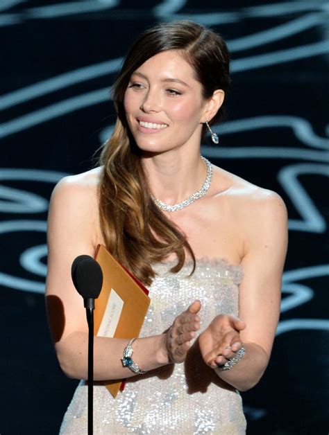 Jessica Biel At The Oscars POPSUGAR Celebrity Photo