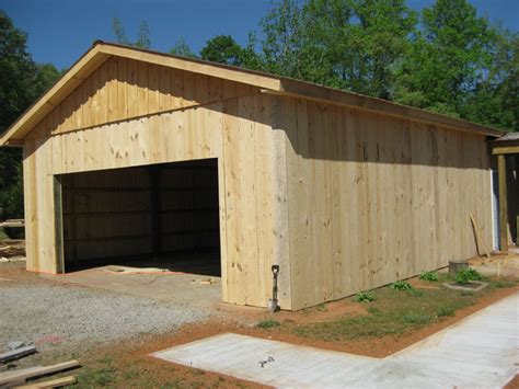 They're intended for the person who wants a metal garage but who wants to save money by erecting it himself. Awesome Wood Garage Kits #14 Wood Pole Barn Garage Kits | Smalltowndjs.com