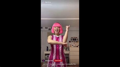 Lazytown Stephanie Actress Does “cooking By The Book”meme On Tiktok