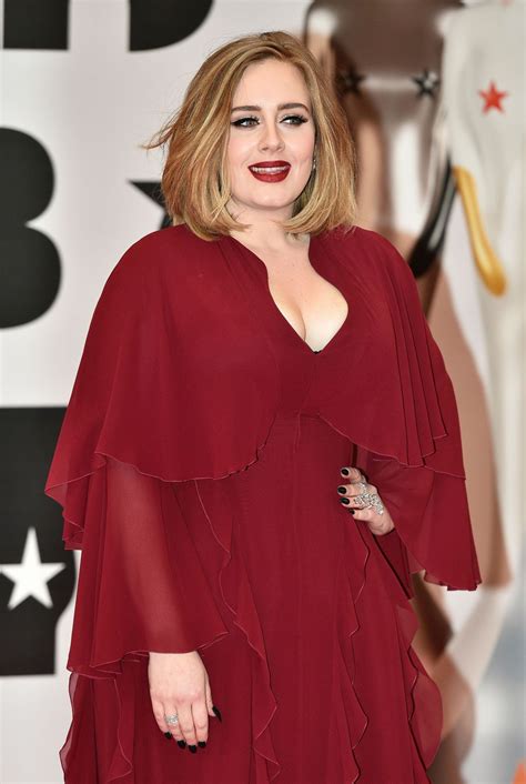 Adele At Brit Awards 2016 In London Celebrity Red Carpet Brit Awards