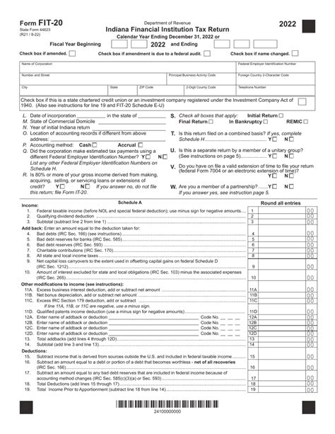 Form Fit 20 State Form 44623 Download Fillable Pdf Or Fill Online