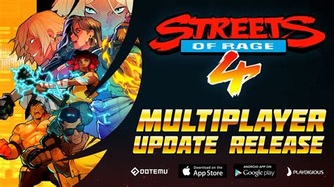 Streets Of Rage 4 Mobile Multiplayer Update Release Youtube