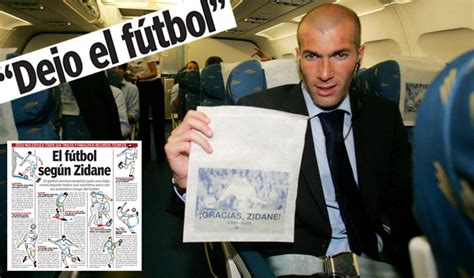 Real Madrid The Day Zidane Announced His Retirement And Explained His Magic Marca In English