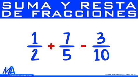 Un RincÓn Para Las MatemÁticas Suma Y Resta De Fracciones 6o