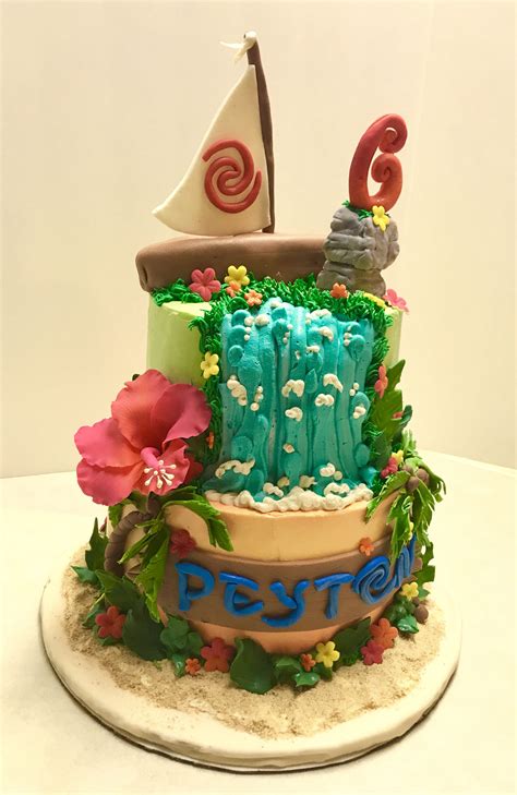 Moana Cake Baked By MB Moana Birthday Birthday Cake No Bake Cake