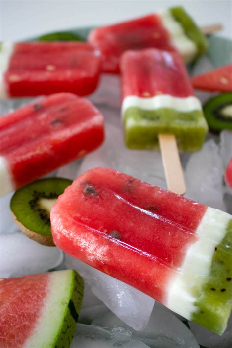 Watermelon Popsicles The Delicious Plate