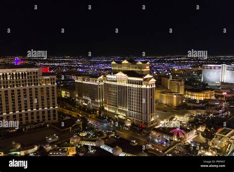 Las Vegas Nevada Usa 2018 06 26 A Panoramic Aerial View Of The Las