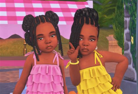 Sims 4 Toddler Braids Hair