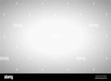 Empty Grey Blurred Background With Radial Gradient White Studio Room