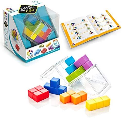 Smartgames Cube Puzzler Go 3d Stem Game Brain Teaser For Ages 8 And Up 80 Challenges In