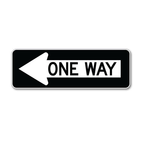 One Way In Left Arrow Sign Reflective Street Traffic Signs