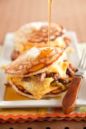 After recently confirming she does have type 2 diabetes in the batter includes two (yes two!) dozen krispy kreme donuts, 1 can of condensed milk, and 2 eggs. Paula Deen: Sausage Pancake Egg Sandwich Recipe - Serves ...
