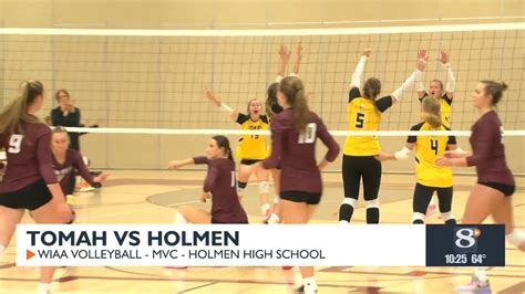 Holmen Volleyball Keeps Rolling With Sweep Over Tomah Youtube