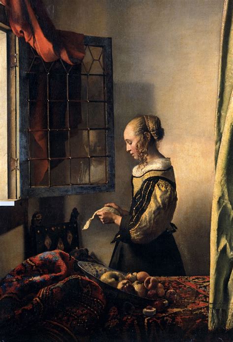 Girl Reading A Letter By An Open Window 1659 Johannes Vermeer Ios 7