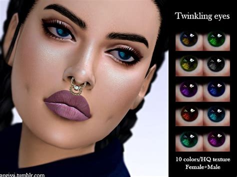 10 Colors Found In Tsr Category Sims 4 Female Costume Makeup Sims