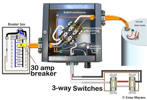 How To Wire Water Heater With Two Switches
