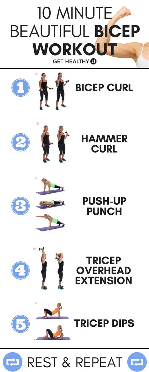Anyway, you don't have to lose your hard earned gains just because we are stuck at home. 10 Minute Bicep Workout For Women | Bicep workout women ...