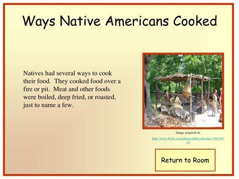 Ppt Welcome To The Native American Food Museum By Tina Tenenholtz Powerpoint Presentation Id