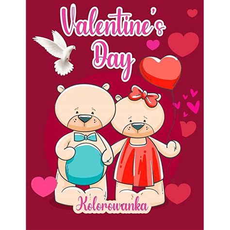 Buy Valentines Day Bardzo Urocza Kolorowanka Dla Malych Dziewczynek I