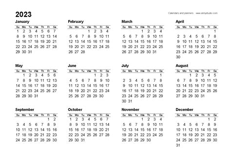 2023 Calendar Download Pdf