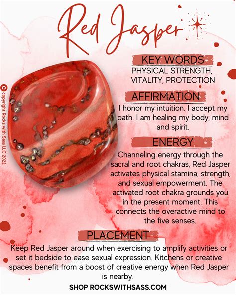 Red Jasper In 2023 Crystals Healing Properties Crystal Healing