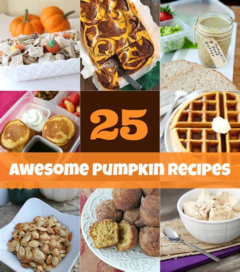 25 Pumpkin Recipe Ideas
