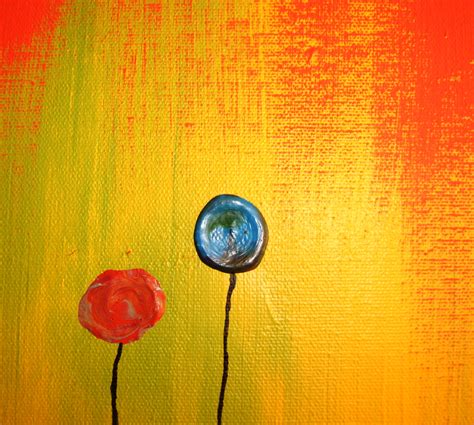 Poppy Field Abstract Art Zachary Brown Art